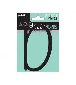 PLAKLETTER LYNN 120 MM ZWART D