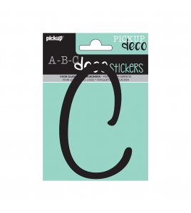 PLAKLETTER LYNN 120 MM ZWART C