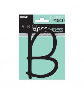 PLAKLETTER LYNN 120 MM ZWART B