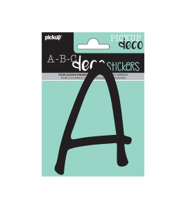 PLAKLETTER LYNN 120 MM ZWART A