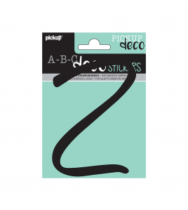 PLAKLETTER LYNN 120 MM ZWART Z