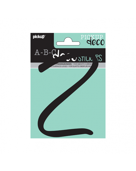PLAKLETTER LYNN 120 MM ZWART Z