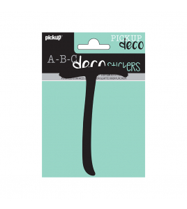 PLAKLETTER LYNN 120 MM ZWART T