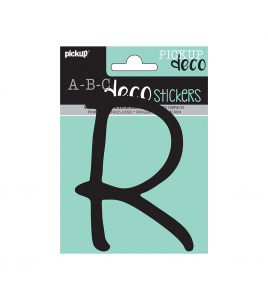 PLAKLETTER LYNN 120 MM ZWART R