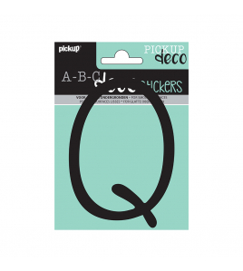 PLAKLETTER LYNN 120 MM ZWART Q