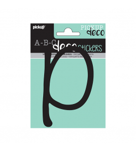 PLAKLETTER LYNN 120 MM ZWART P