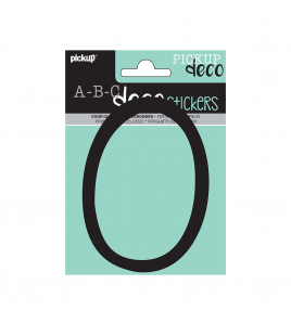 PLAKLETTER LYNN 120 MM ZWART O