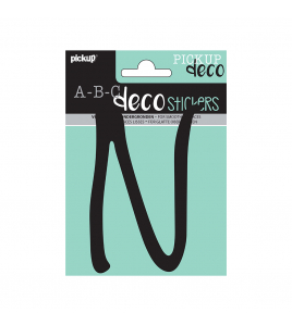 PLAKLETTER LYNN 120 MM ZWART N