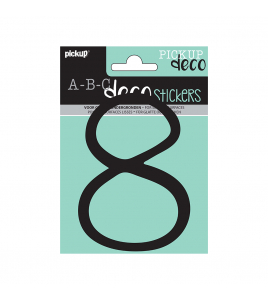 PLAKCIJFER LYNN 120 MM ZWART 8