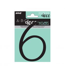 PLAKCIJFER LYNN 120 MM ZWART 6