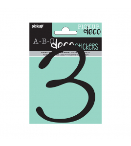 PLAKCIJFER LYNN 120 MM ZWART 3