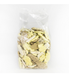 VANILLE-DIERTJES 400 GR./ZAKJE