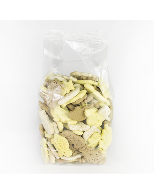 VANILLE-DIERTJES 400 GR./ZAKJE