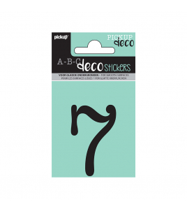 PLAKCIJFER MAUD 60 MM ZWART 7