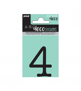 PLAKCIJFER MAUD 60 MM ZWART 4