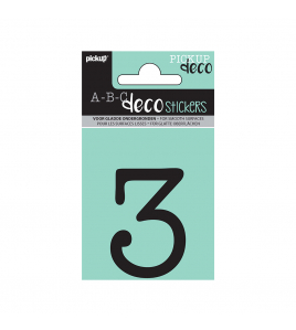 PLAKCIJFER MAUD 60 MM ZWART 3