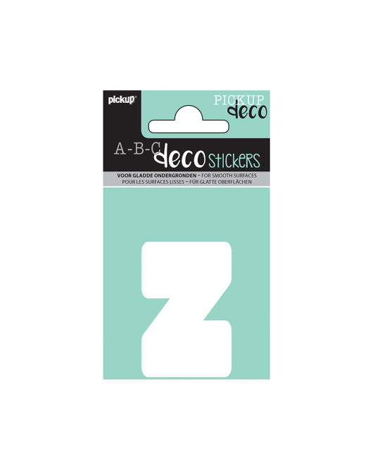 PLAKLETTER ANNA 60 MM WIT Z