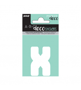 PLAKLETTER ANNA 60 MM WIT X