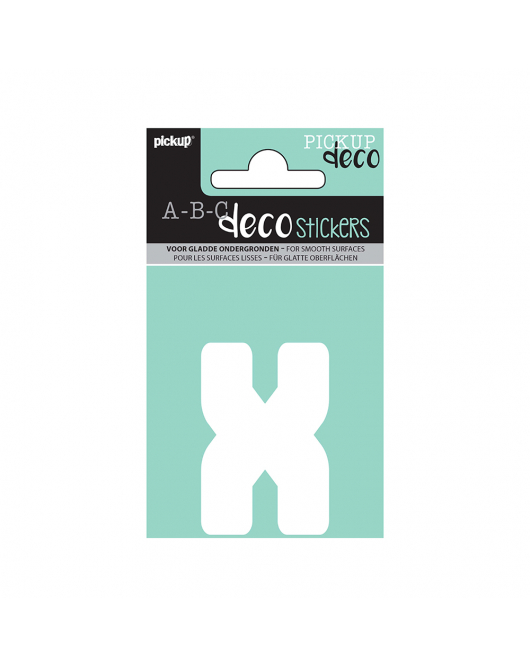 PLAKLETTER ANNA 60 MM WIT X