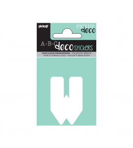 PLAKLETTER ANNA 60 MM WIT W