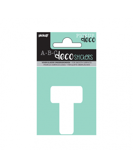PLAKLETTER ANNA 60 MM WIT T