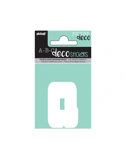 PLAKLETTER ANNA 60 MM WIT Q