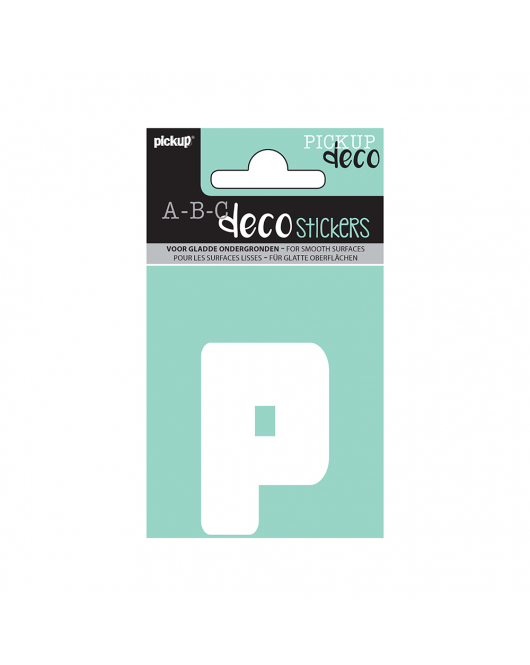 PLAKLETTER ANNA 60 MM WIT P