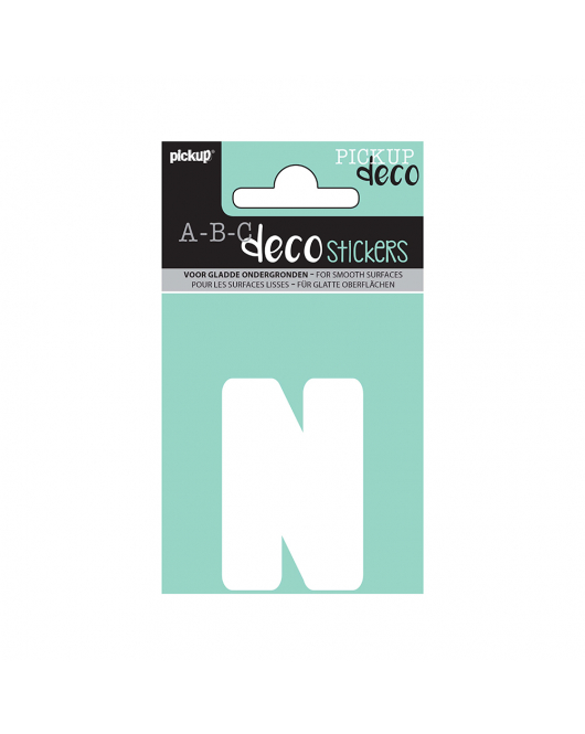 PLAKLETTER ANNA 60 MM WIT N