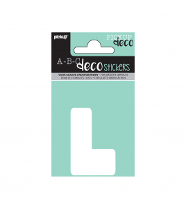 PLAKLETTER ANNA 60 MM WIT L