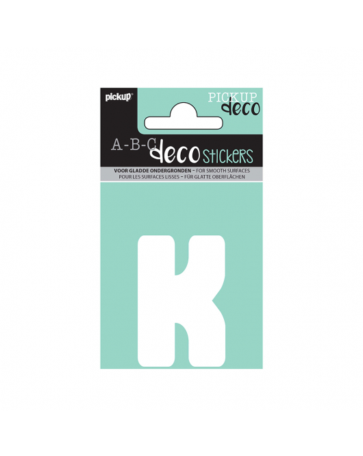 PLAKLETTER ANNA 60 MM WIT K