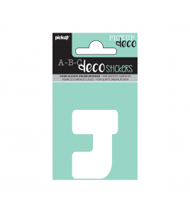 PLAKLETTER ANNA 60 MM WIT J