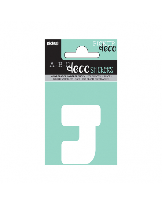 PLAKLETTER ANNA 60 MM WIT J