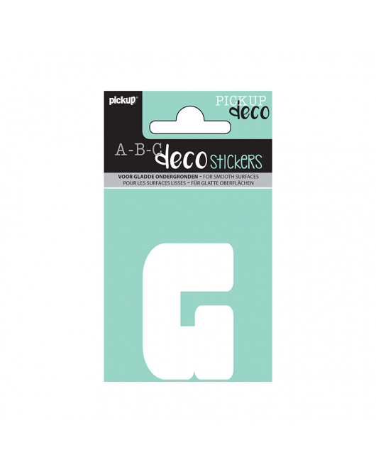 PLAKLETTER ANNA 60 MM WIT G