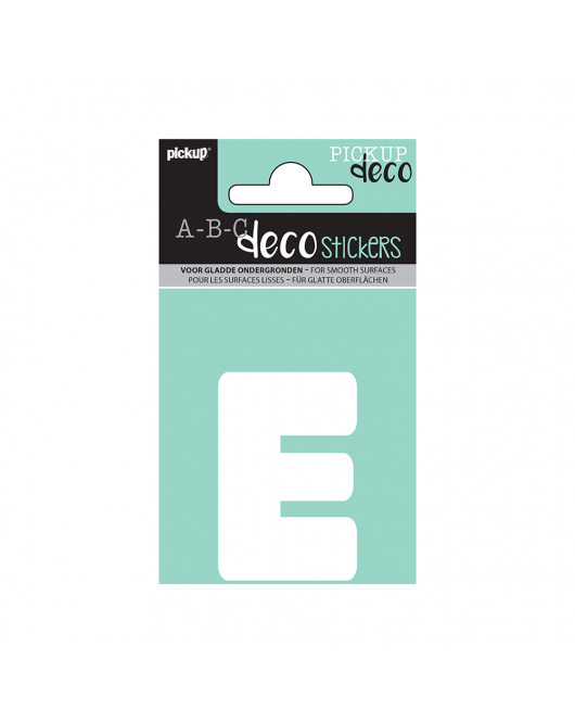 PLAKLETTER ANNA 60 MM WIT E