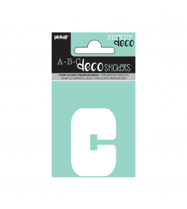 PLAKLETTER ANNA 60 MM WIT C