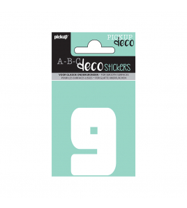 PLAKCIJFER ANNA 60 MM WIT 9