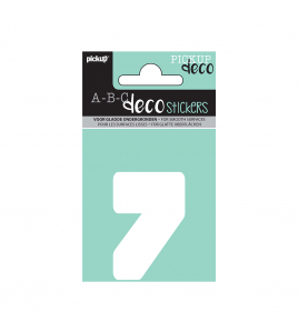 PLAKCIJFER ANNA 60 MM WIT 7