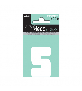 PLAKCIJFER ANNA 60 MM WIT 5