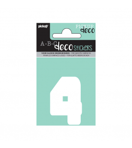 PLAKCIJFER ANNA 60 MM WIT 4