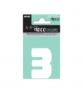 PLAKCIJFER ANNA 60 MM WIT 3