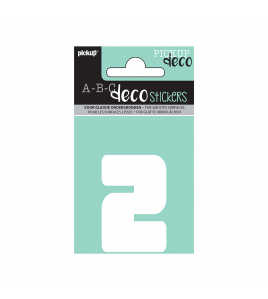 PLAKCIJFER ANNA 60 MM WIT 2