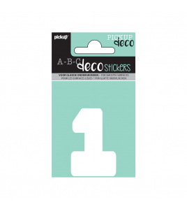 PLAKCIJFER ANNA 60 MM WIT 1