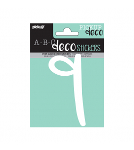 PLAKLETTER ZOE 110 MM WIT Q