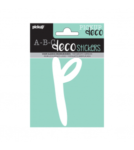 PLAKLETTER ZOE 110 MM WIT P