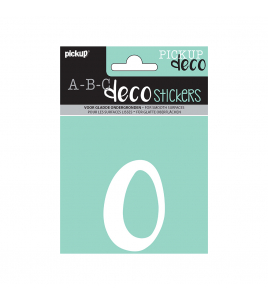 PLAKLETTER ZOE 110 MM WIT O