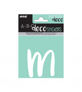 PLAKLETTER ZOE 110 MM WIT M