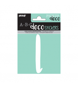 PLAKLETTER ZOE 110 MM WIT L