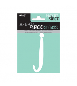 PLAKLETTER ZOE 110 MM WIT J