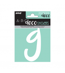 PLAKLETTER ZOE 110 MM WIT G