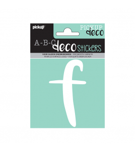 PLAKLETTER ZOE 110 MM WIT F